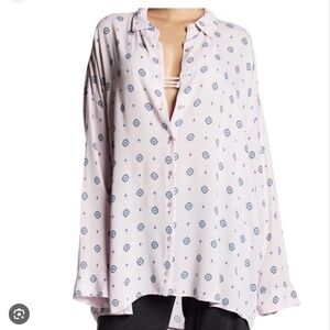 Intimately Free People Purple Crystal Shirt